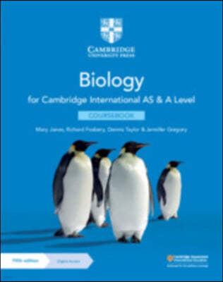 Cambridge International as & a Level Biology Coursebook with Digital Access (2 Years) 5ed