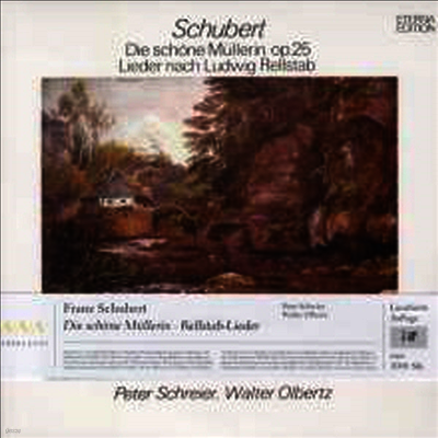 Peter Schreier — 슈베르트: 아름다운 물레방앗간 아가씨 (Schubert: Die schone Mullerin D.795) - Peter Schreier 앨범 커버