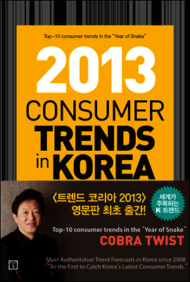 CONSUMER TRENDS IN KOREA 2013 : 트렌드 코리아 2013 영문판
