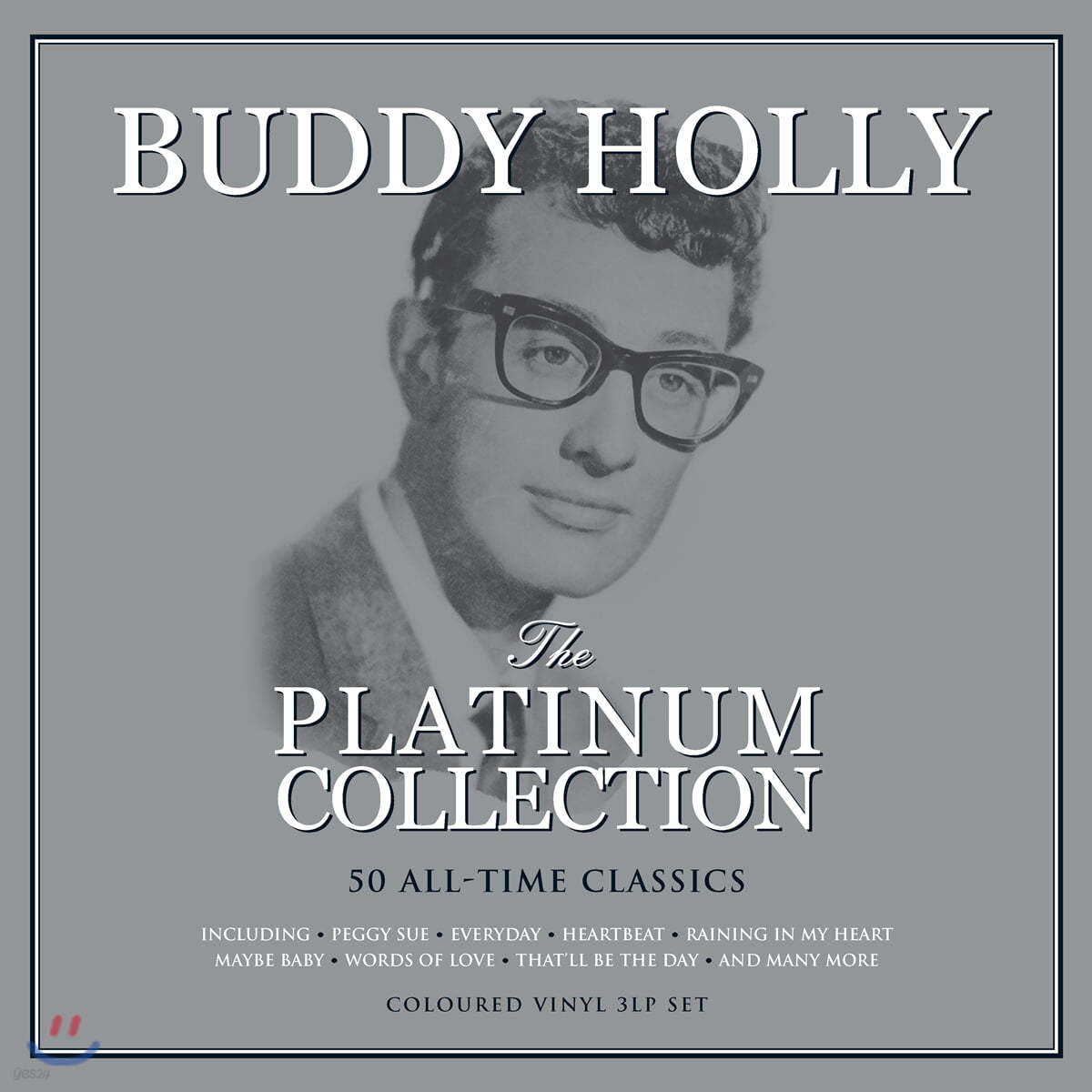 Buddy Holly (버디 홀리) - The Platinum Collection [화이트 컬러 3LP] 