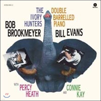 Connie Kay,Bob Brookmeyer,Percy Heath,Bill Evans — Bill Evans & Bob Brookmeyer (빌 에반스, 밥 브룩마이어) - The Ivory Hunters 앨범 커버