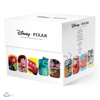 픽사 애니메이션 13종 컬렉션 한정판 (14Disc)
