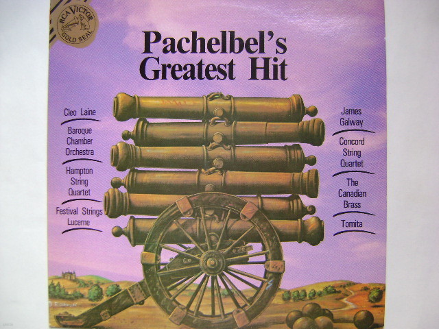 LP(엘피 레코드) 카논 모음집 Pachelbel's Greatest Hit : 제임스 골웨이 / 캐네디언 브라스 / 클레오 레인 외