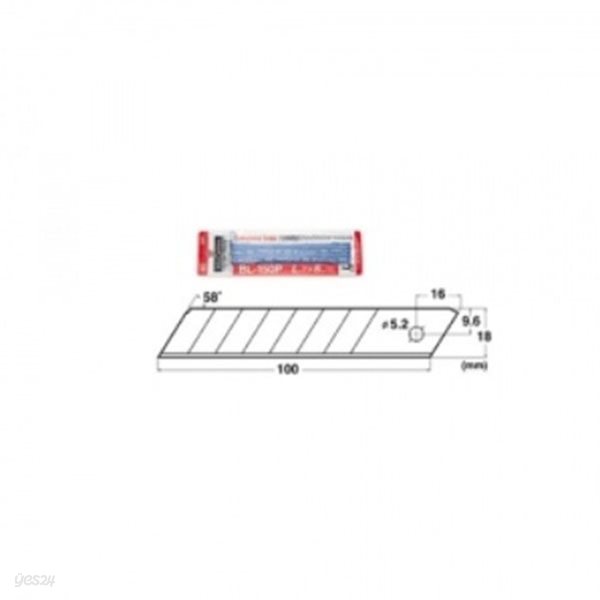 NT커터 3000 커터칼날 BL-150P 대 / [6개입]
