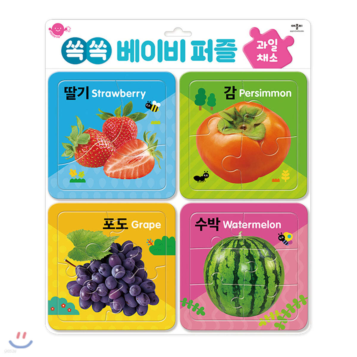 재미재미 퍼즐 쏙쏙 베이비 퍼즐 : 과일 채소