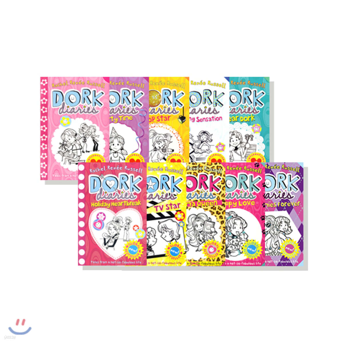 Dork Diaries Collection : 10 Books Set : 도크 다이어리 10권 세트