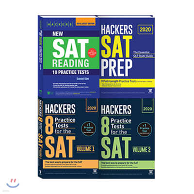 Hackers New SAT Reading + PREP + 8 Practice Tests for the SAT Volume 1~2