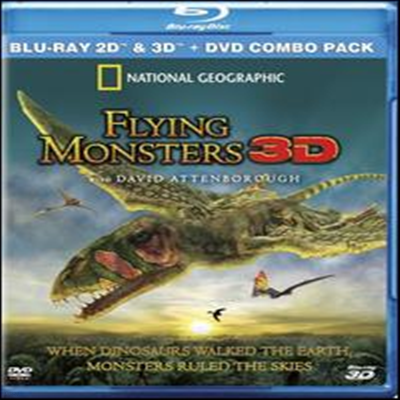 Flying Monsters 3D (ö ͽ 3D) (ѱ۹ڸ)(Blu-ray 3D+DVD combo pack)