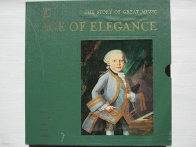 LP(수입) Age Of Elegance 낭만파 시대- 줄리니/클렘페러/레델/케르테즈 외(Box 4LP) 