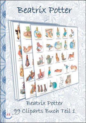 Beatrix Potter 99 Cliparts Buch Teil 1 ( Peter Hase )