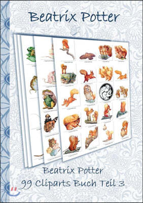 Beatrix Potter 99 Cliparts Buch Teil 3 ( Peter Hase )