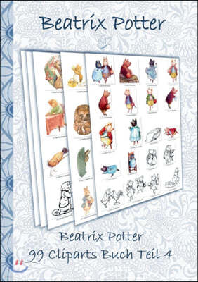 Beatrix Potter 99 Cliparts Buch Teil 4 ( Peter Hase )