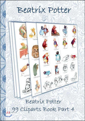 Beatrix Potter 99 Cliparts Book Part 4 ( Peter Rabbit )
