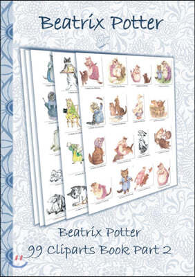 Beatrix Potter 99 Cliparts Book Part 2 ( Peter Rabbit )