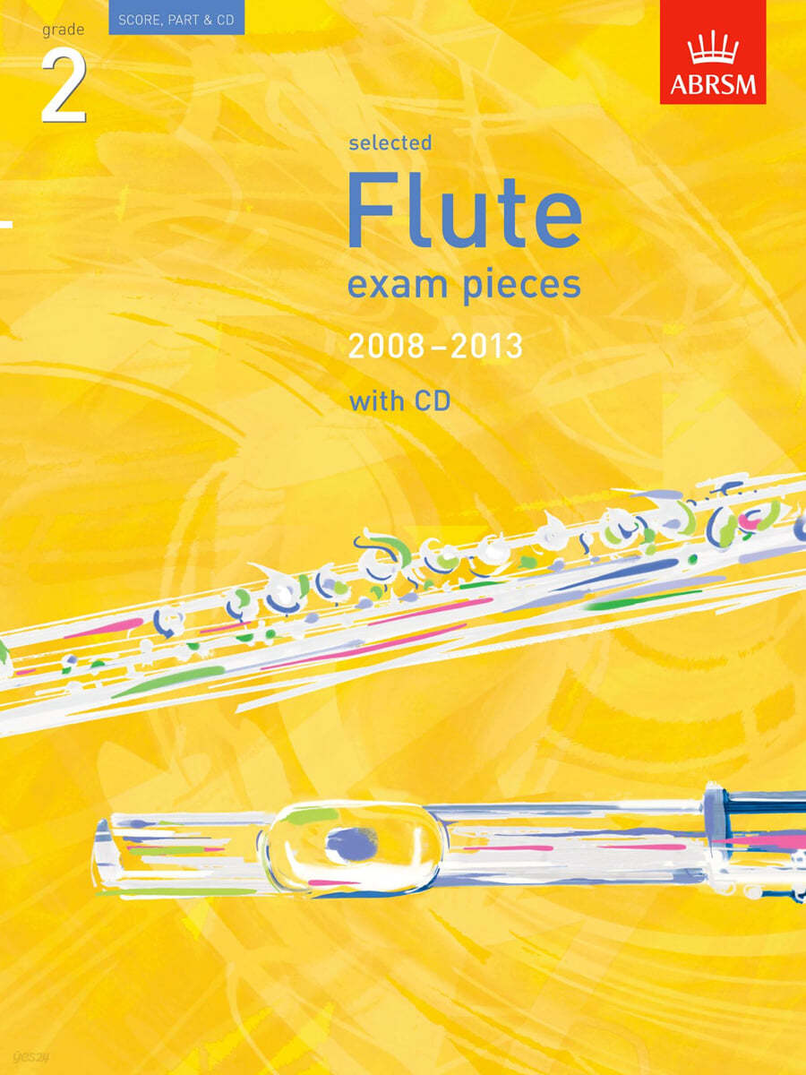 Flute Exam Pieces 2008-2013, ABRSM Grade 2 Score and Part with CD