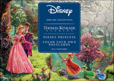 Disney Dreams Collection Thomas Kinkade Studios Disney Princess Color Your Own P