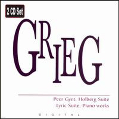 ׸: 丣Ʈ, Ȧũ ,   (Grieg: Peer Gynt, Holberg Suite, Lyric Suite, Piano Works) (2CD) - Maurice de Abravanel