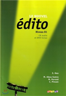 Le Nouvel Edito B1. Livre with CD, DVD