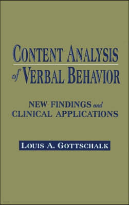 Content Analysis of Verbal Behavior: New Findings and Clinical Applications