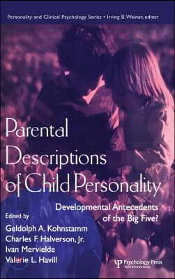 Parental Descriptions of Child Personality