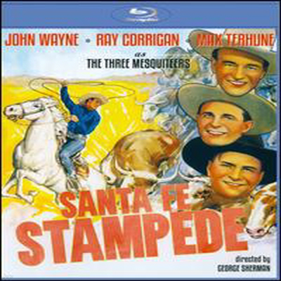 Santa Fe Stampede (Ÿ ǵ) (Black & White) (ѱ۹ڸ)(Blu-ray) (1938)