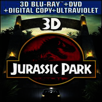 Jurassic Park 3D (쥬라기 공원 3D) (한글무자막)(3D Blu-ray+Blu-ray+DVD+Digital Copy+UltraViolet) (1993)