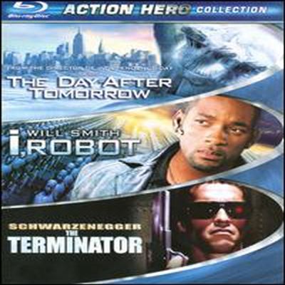 Action Hero Collection : The Day After Tomorrow/I Robot/The Terminator (투모로우/아이로봇/터미네이터) (한글무자막)(3Blu-ray) (2013)