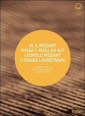 Andrew Manze Ʈ   (W.A. Mozart: Mass in c minor KV427 / Leopold Mozart: Litaniae Lauretanae)