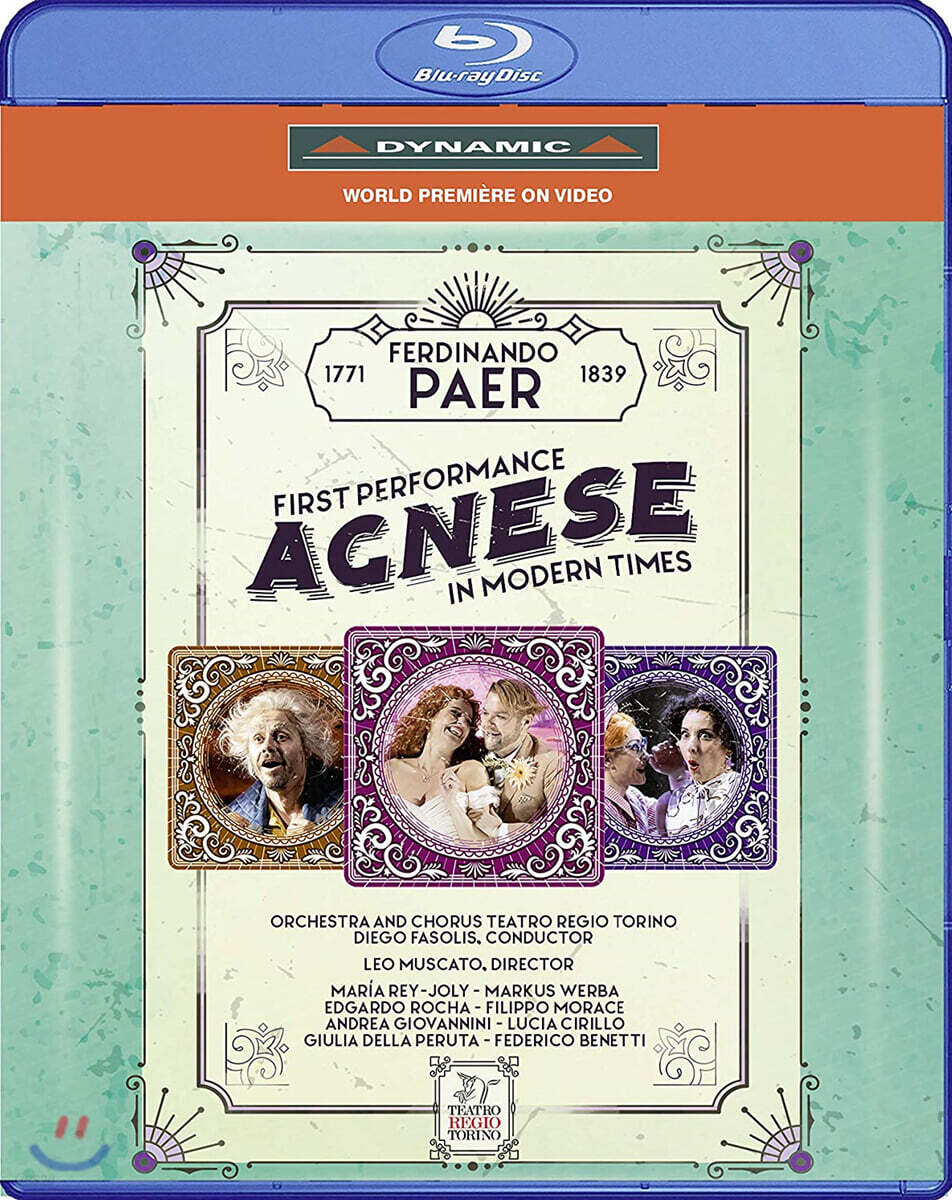 Diego Fasolis 페르디난도 파에르: 오페라 '아그네스' (Ferdinando Paer: Agnese)