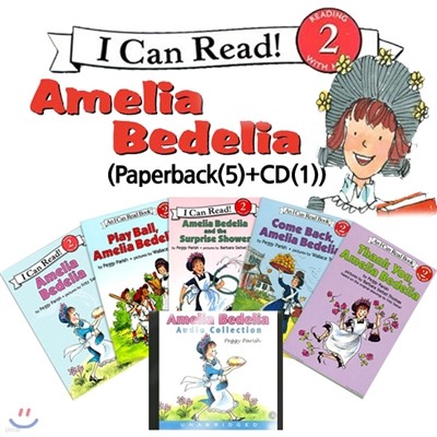 [I Can Read Book] Level 2 Amelia Bedelia Set (Paperback(5) + CD(1))