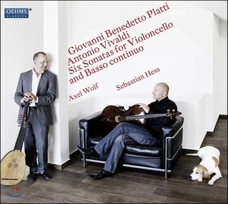 Sebastian Hess / Axel Wolf 피아티 / 비발디: 첼로와 통주저음을 위한 소나타 [바로크 첼로 & 류트 연주] (Piatti / Vivaldi: Six Sonatas for Violoncello and Basso continuo)