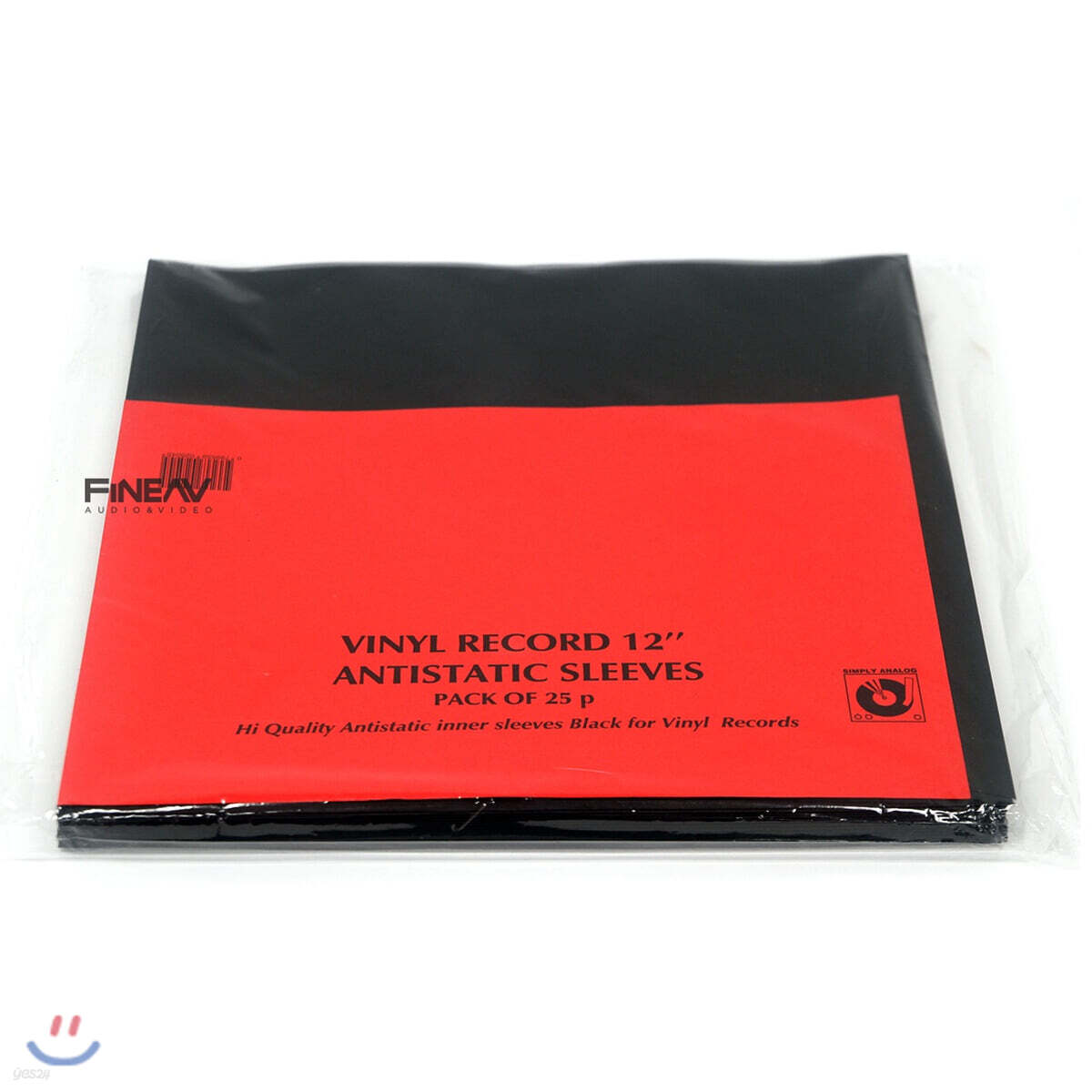 심플리 아날로그 정전기방지 내부 슬리브 LP 12인치 [블랙] (Simply Analog Antistatic Inner Sleeves Black)