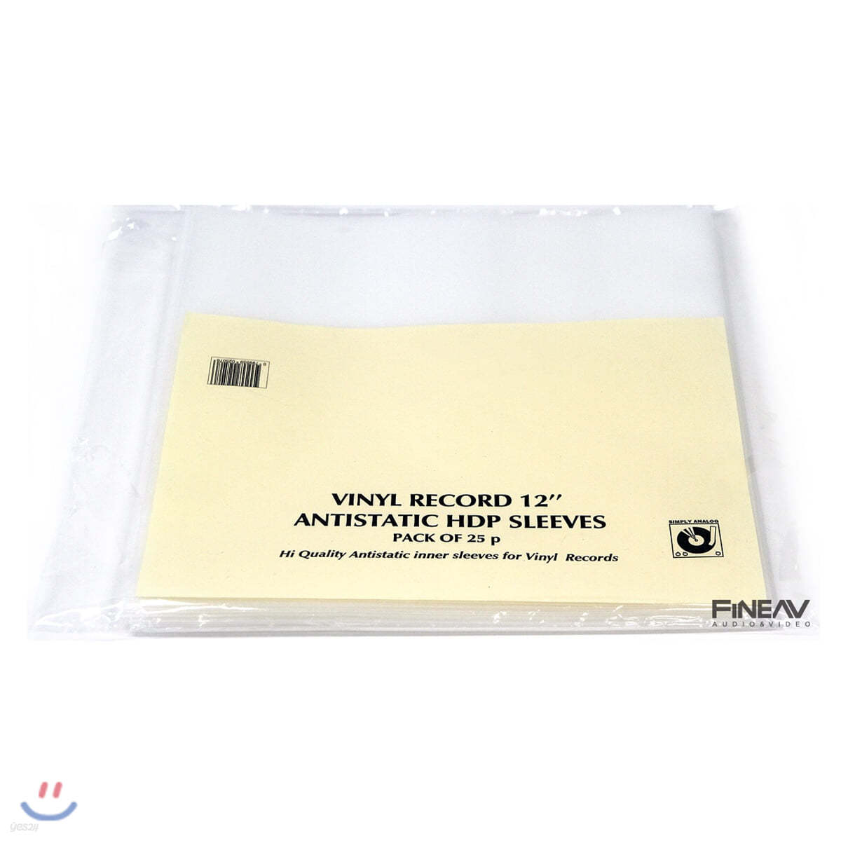 심플리 아날로그 정전기방지 내부 슬리브 LP 12인치 [HDP] (Simply Analog HDP Antistatic Inner Sleeves Vinyl)