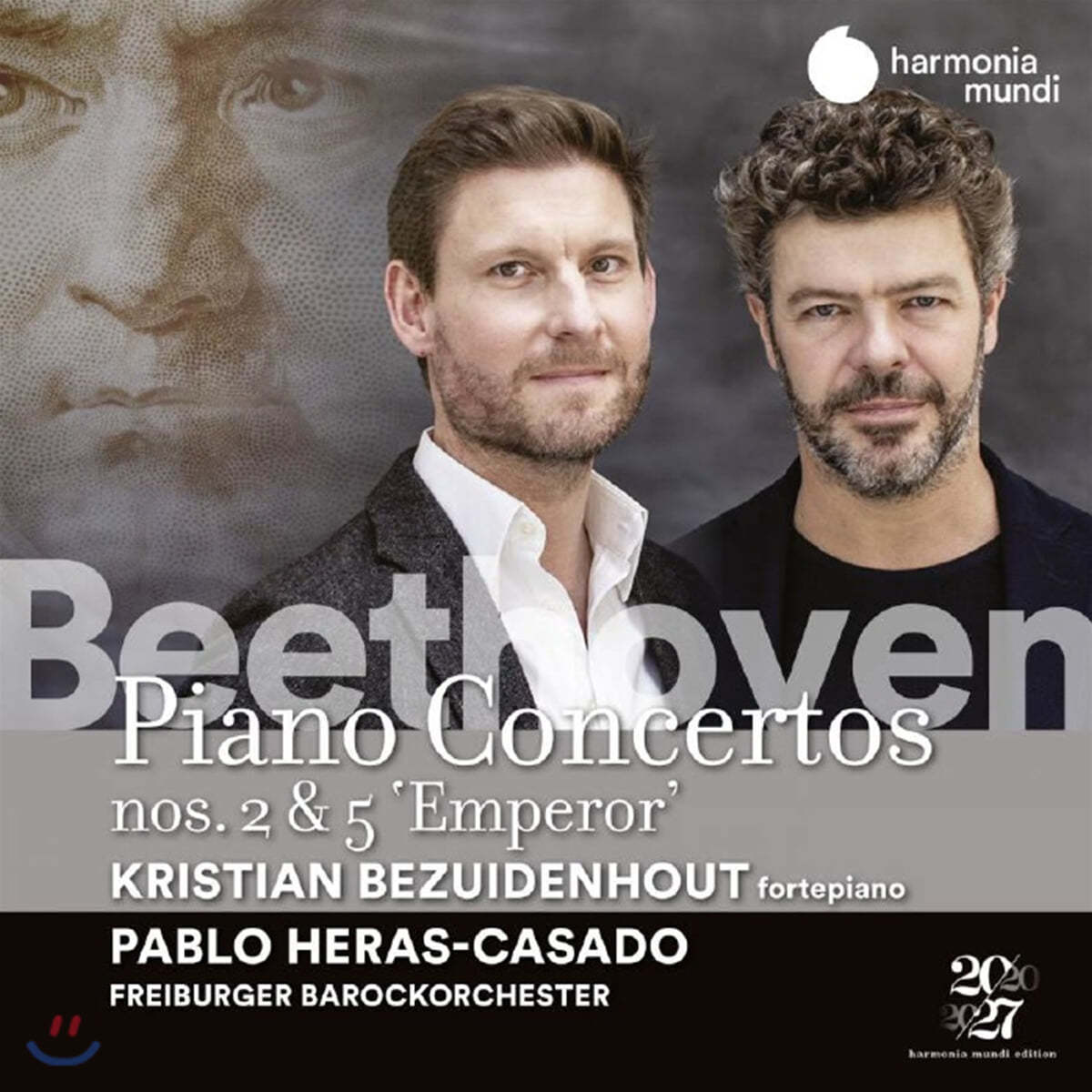 Kristian Bezuidenhout / Pablo Heras-Casado 베토벤: 피아노 협주곡 전곡 1집 - 2, 5번 &#39;황제&#39; [포르테 피아노 연주 버전]