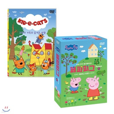ƿDVD NEW Ǳ(Peppa Pig) 1 10+  ſ Ȱ(Kidecat) 6 16Ʈ DVD