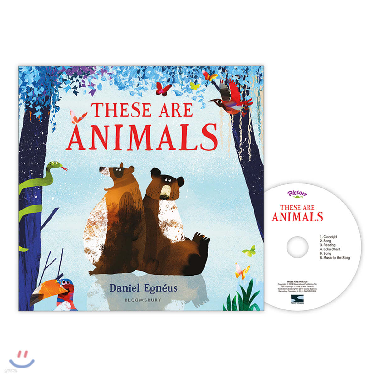 Pictory Set PS-71 : These are Animals (Book + CD)