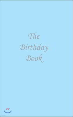 Birthday Book (Pastel Blue Cover)