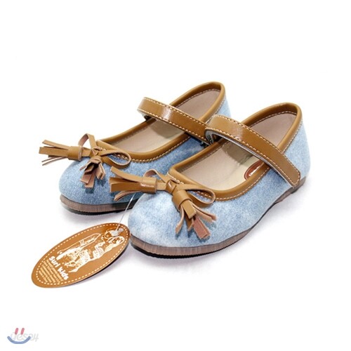 Suri kids 블루 데님 플랫 슈즈 (160-210mm) 201289