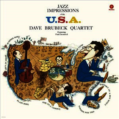 Dave Brubeck Quartet — Jazz Impressions of the USA 앨범 커버