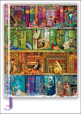 Aimee Stewart: A Stitch in Time Bookshelf (Blank Sketch Book)