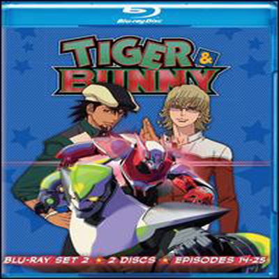 Tiger & Bunny: Set 2 (Ÿ̰  : Ʈ 2) (ѱ۹ڸ)(2Blu-ray) (2013)