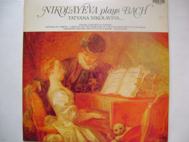 LP(엘피 레코드) 바하 : Nikolayeva plays Bach Vol.2 - 타티아나 니콜라예바
