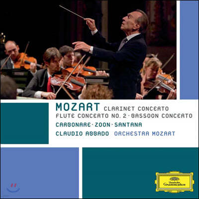 Claudio Abbado Ʈ: Ŭ󸮳 ְ, ټ ְ, ÷Ʈ ְ (Mozart: Clarinet Concerto, Bassoon Concerto, Flute Concerto)