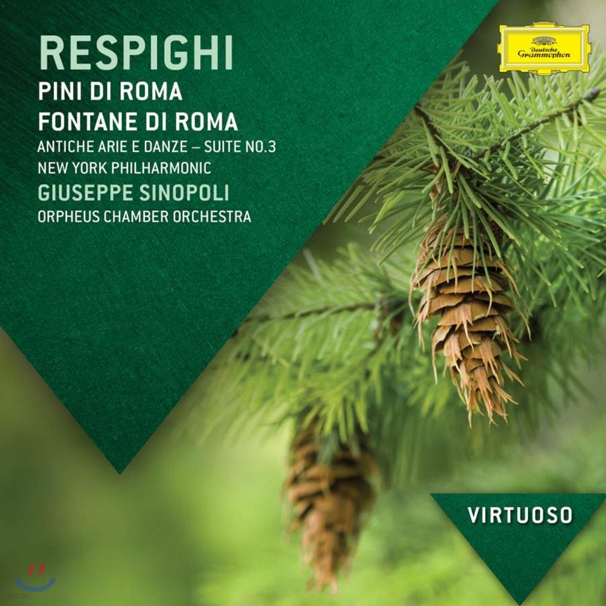 Giuseppe Sinopoli 오토리노 레스피기: 로마의 소나무, 옛 형식의 춤곡과 아리아 (Respighi: Pines of Rome, Ancient Airs and Dances)