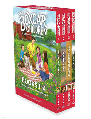 The Boxcar Children Mysteries Boxed Set 1-4: The Boxcar Children; Surprise Island; The Yellow House; Mystery Ranch