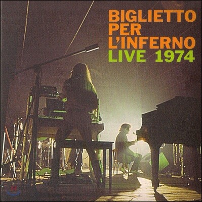 Biglietto per l'inferno — Live 1974 앨범 커버