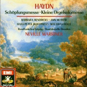 Nevill Marriner / Haydn: Schopfungsmesse; Kleine Orgelsolomesse (수입/CDC7540022)