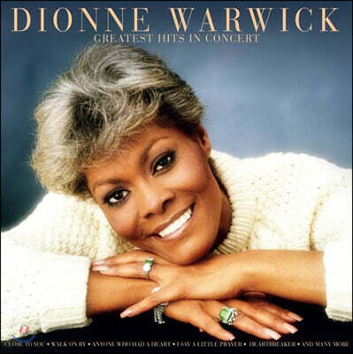 Dionne Warwick — Greatest Hits In Concert 앨범 커버