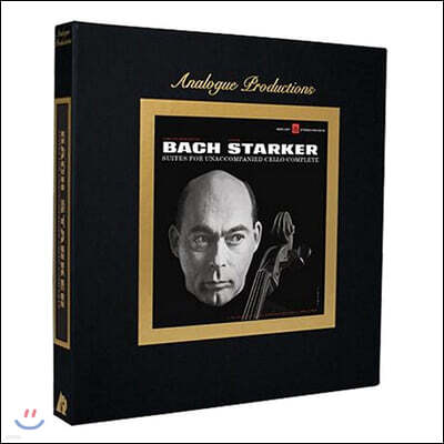 Janos Starker — Janos Starker 바흐: 무반주 첼로 모음곡 전곡집 (Bach: Suites For Unaccompanied Cello Complete) 앨범 커버