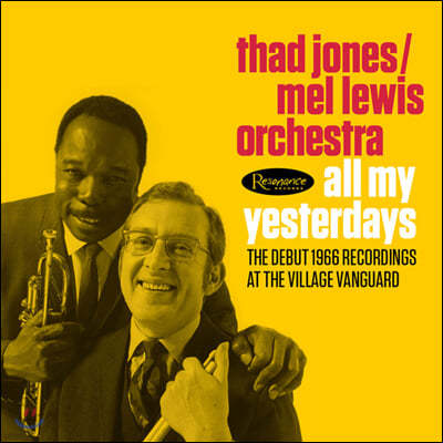 Thad Jones, Mel Lewis — All My Yesterdays 앨범 커버